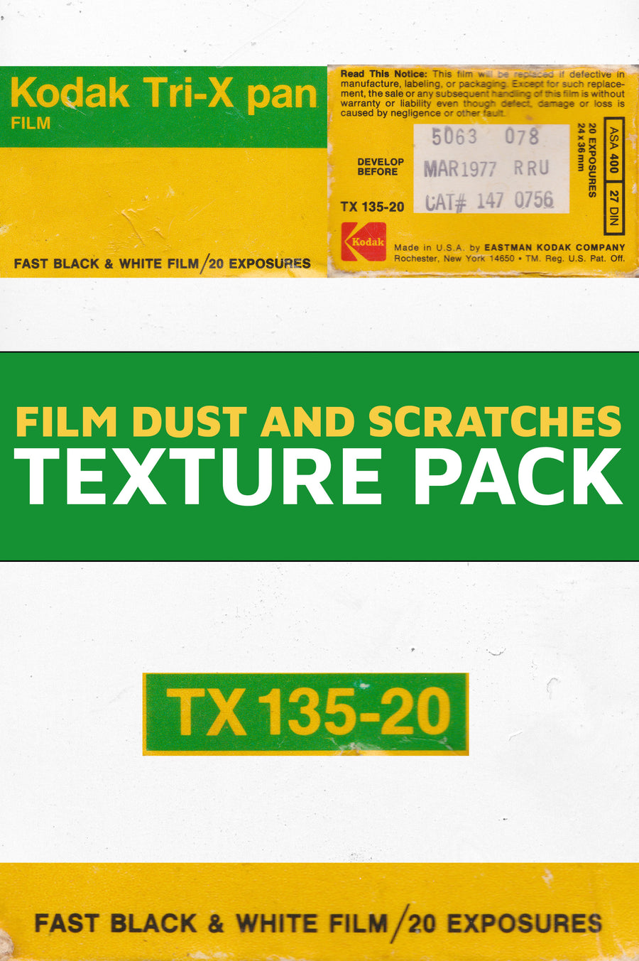 FILM DUST AND SCRATCHES TEXTURE PACK