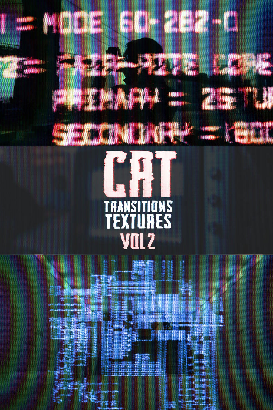 CRT TRANSITIONS + TEXTURES VOL 2